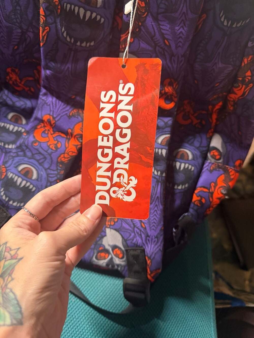 Dungeons & Dragons All-Over Print Monster Backpack - Picture 3 of 3